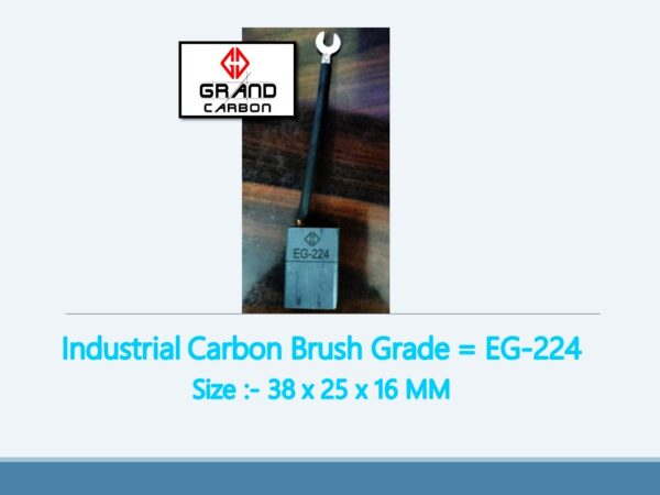 Electrographite Grade -EG-224 size:- 38x25x16