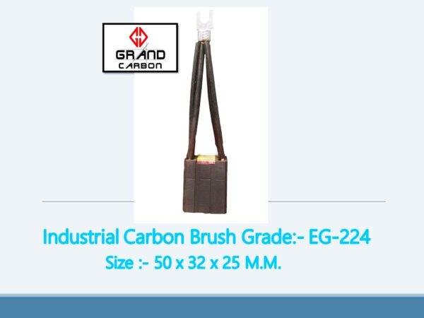Carbon Brush EG 224 Grade 50 X 32 X 25 MM